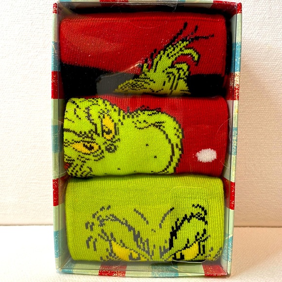 Other - Grinch Socks 3 Men